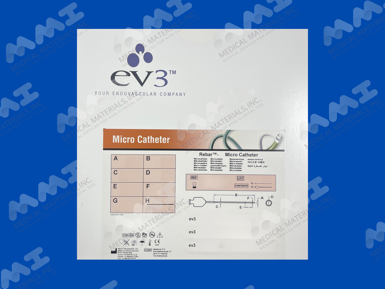 TrackerTM ExcelTM-14 Pre-Shaped Microcatheter